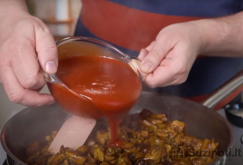 Курица по-азиатски. Красивое блюдо, ресторанная подача: вкусно и просто