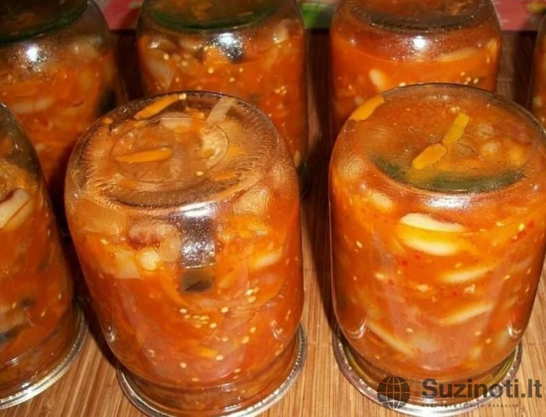 Баклажаны с фасолью – вкуснейший салат на зиму! Обязательные заготовки в нашей семье