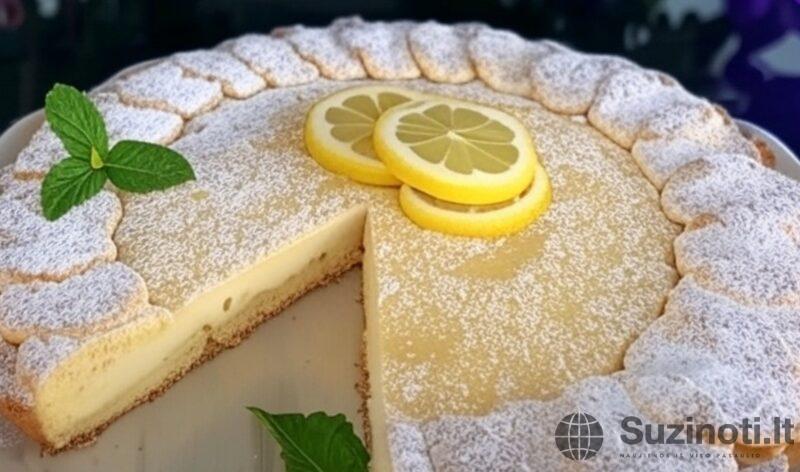 Итальянский лимонный торт. Вы будете готовить его каждую неделю