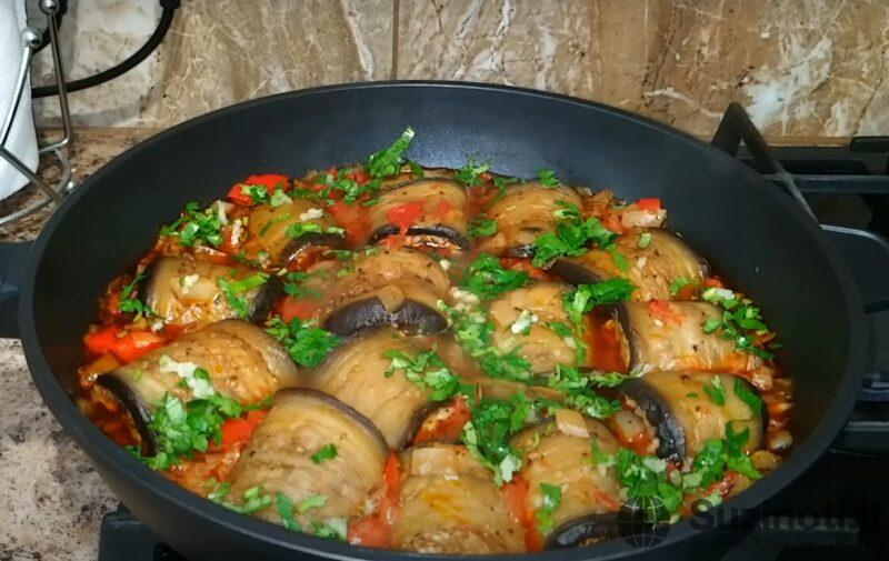Баклажаны с фаршем: так вкусно, что пальчики оближешь. Шикарное блюдо для семейного ужина или праздничного стола