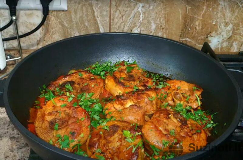 Чахохбили из индейки в волшебном соусе. Невероятно вкусный рецепт