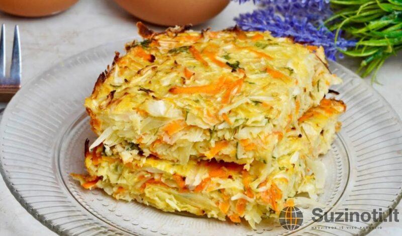 Капуста и яйца. Быстрая запеканка из капусты: вкуснейший ужин за считанные минуты