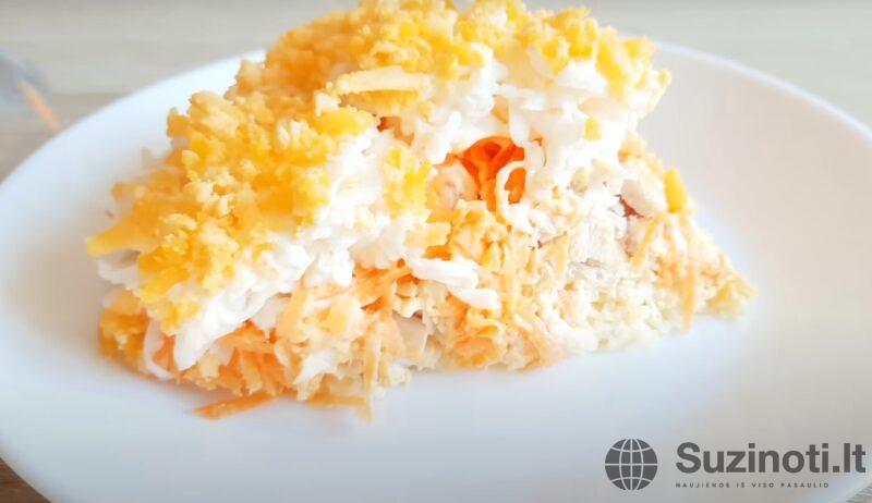 Салат с курицей на 8 марта. Вкусное кулинарное чудо