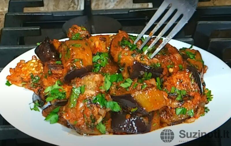 Самая вкусная закуска: весь секрет в заправке. Салат из баклажанов