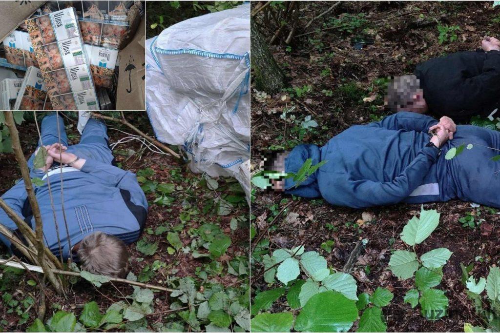Alytaus rajone pasieniečiai sulaikė tris vyrus, atvažiavusius pasiimti oro balionais atskraidintų cigarečių