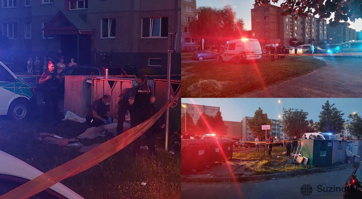 Šiurpus radinys Šiauliuose: rastas į kilimą suvyniotas ir prie konteinerių paliktas kūnas (nuotr. Egidijus Anglickis)