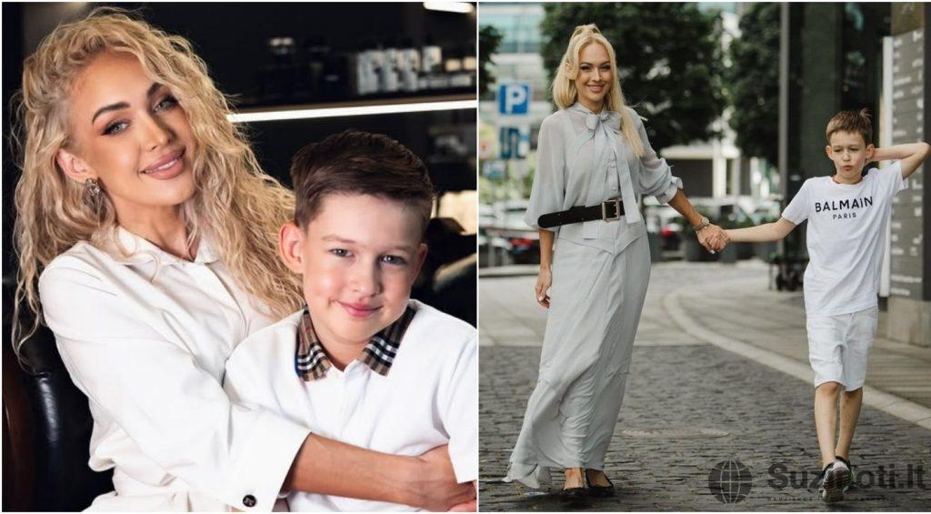 Oksana Pikul su sūnumi Dominyku (nuotr. emimom_blog, asm. archyvo)
