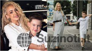 Oksana Pikul su sūnumi Dominyku (nuotr. emimom_blog, asm. archyvo)