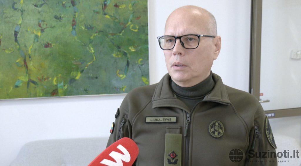 Pasieniečių vadas Rustamas Liubajevas (nuotr. stop kadras)