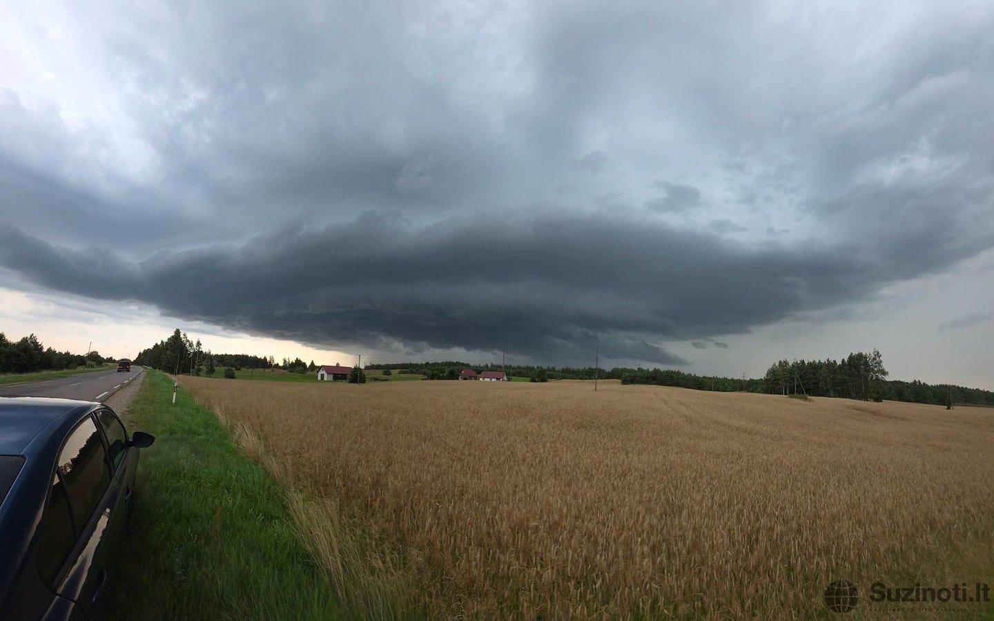 Audra Lietuvoje. Autorius: meteo.lt sinoptikas Tadas Kantautas