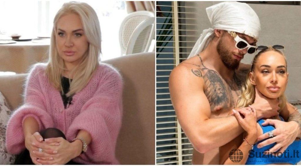 Oksana Pikul ir Dominykas Dirkstys (nuotr. stop kadras ir instagram)