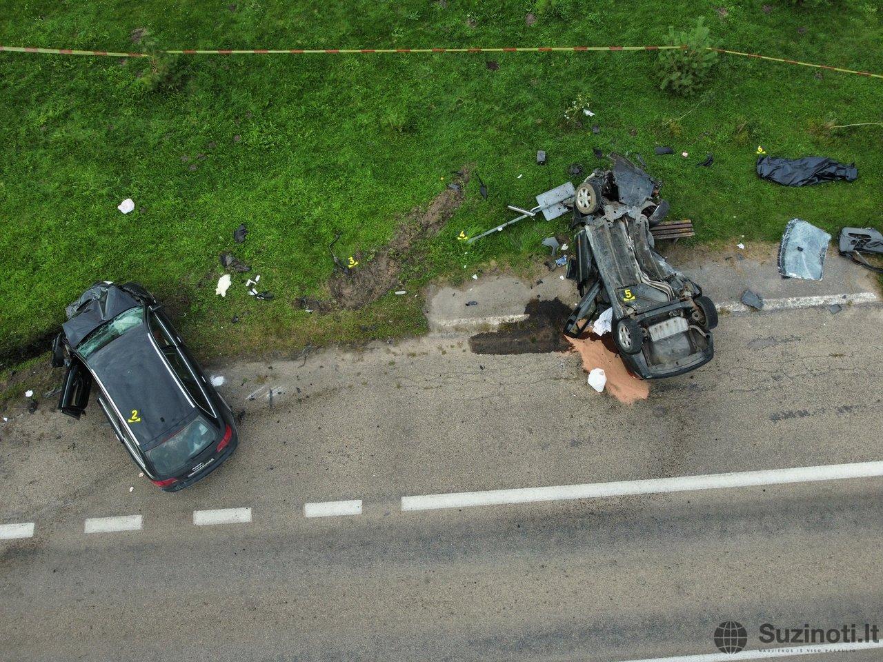 Tragiška avarija Abromiškėse (nuotr. Broniaus Jablonsko)