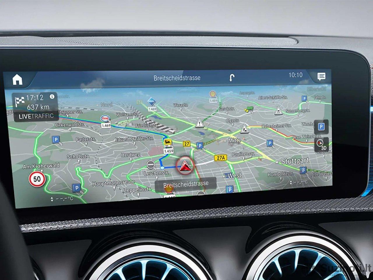 „Mercedes-Benz“ automobilių navigacija (nuotr. gamintojo)