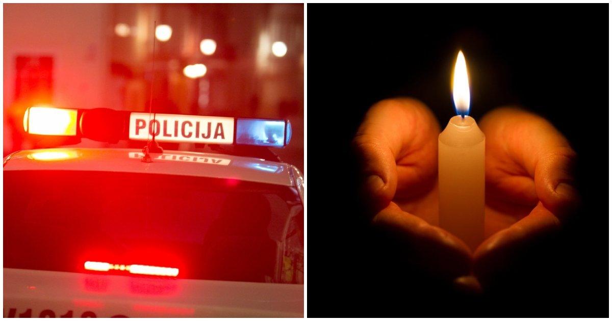 Policijos švyturėliai, mirtis (nuotr. BNS, 123rf.com)