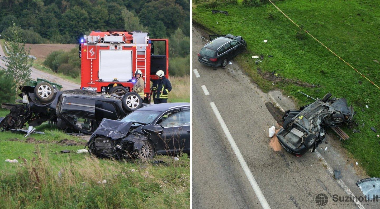 Kraupi avarija netoli Elektrėnų nusinešė gyvybę, ligoninėje – nėsčia 19-metė (tv3.lt koliažas)