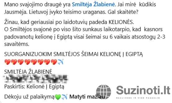 Smiltėjos Žlabienės draugės įrašas (stop kadras)