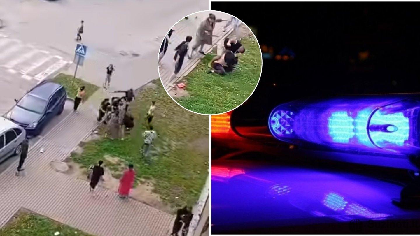 Masinės muštynės Rukloje pašiurpino gyventojus, girdėjosi riksmai: „Ką jūs darot?“ (nuotr. socialinių tinklų)