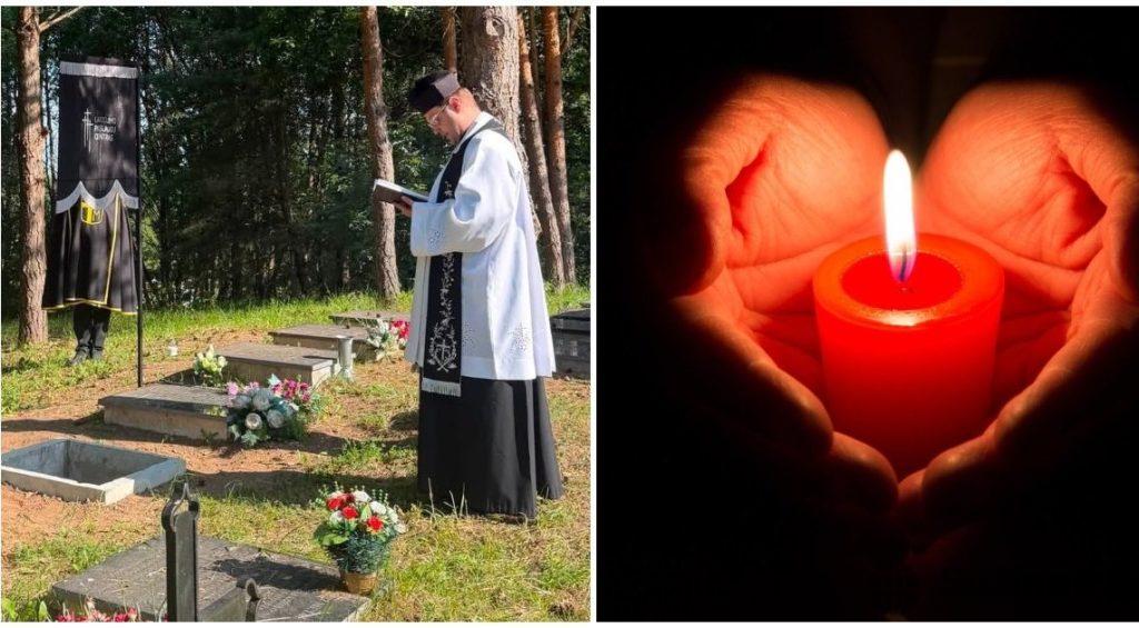 Vienišų žmonių laidotuvės 2026 m. birželio 30 dieną (nuotr. Laidojimo paslaugų centro/Facebook, 123rf.com)