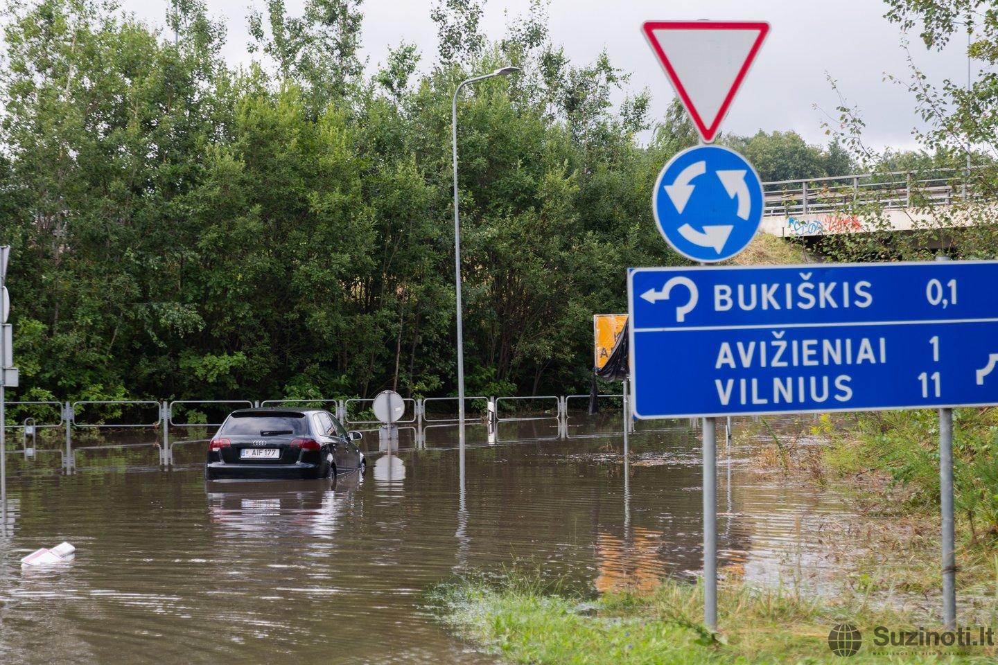 Audros padariniai Vilniuje (R. Riabovo nuotr.) BNS Foto